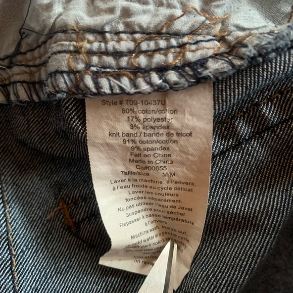 Thyme Maternity Capris - Dark Wash Jeans - Sz Med - Picture 8 of 8